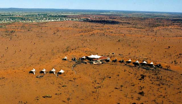 Bushfire near Ayers Rock