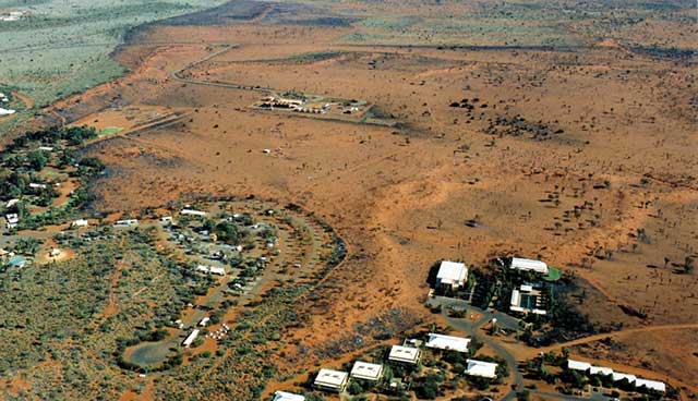 Bushfire near Ayers Rock