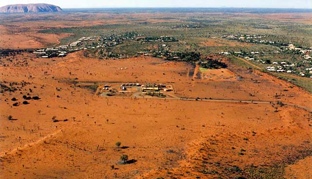 Bushfire near Ayers Rock